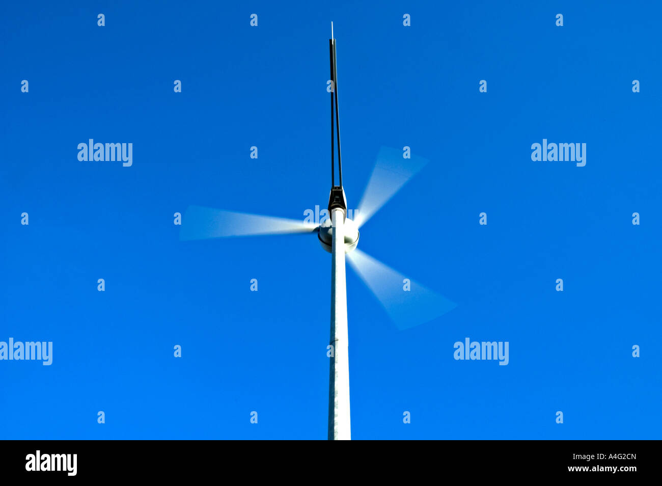 a wind turbine Stock Photo
