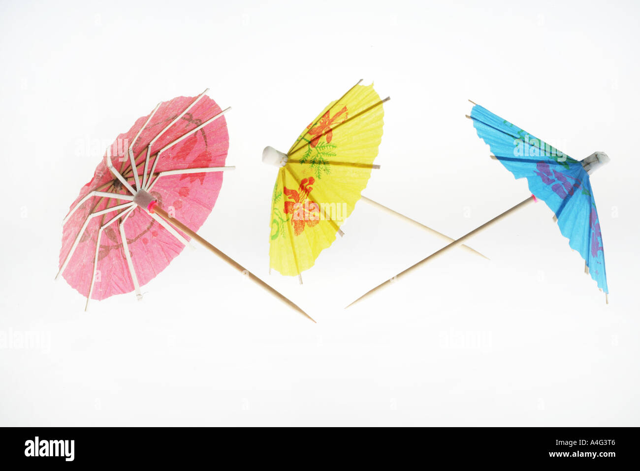 DEU Germany Little Paper umbrellas for decorating ice cream cups oder  drinks Stock Photo - Alamy