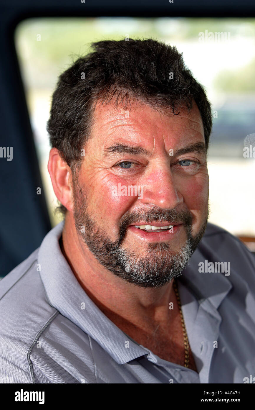 John Bennett who skippered the trawler San Aspiring which caught the  largest ever colossal squid Stock Photo - Alamy