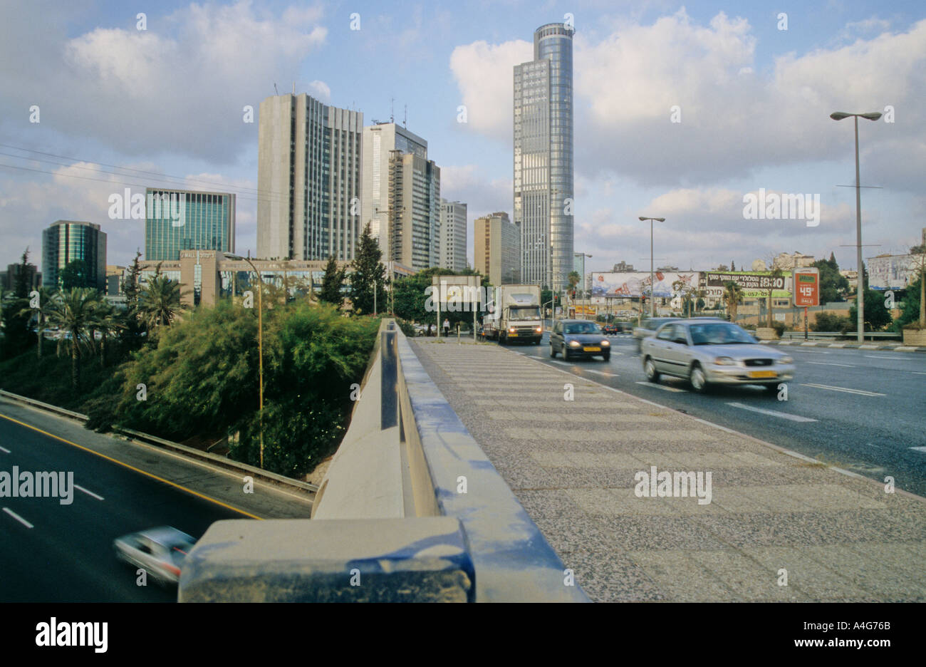 Tel Aviv Ramat Gan Border 1 Stock Photo Alamy