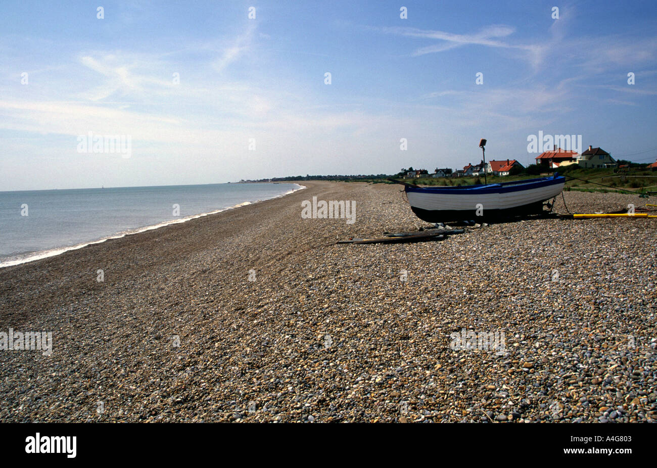 Shingle beach Thorpeness Suffolk England Stock Photo - Alamy