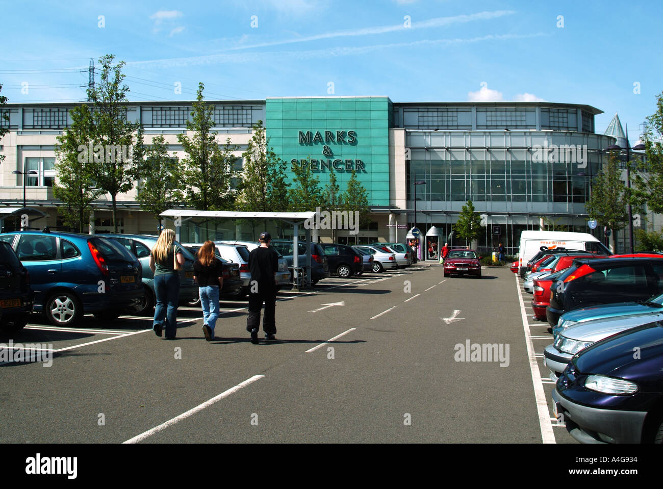Part of the Bluewater shopping complex near Dartford includes Marks and