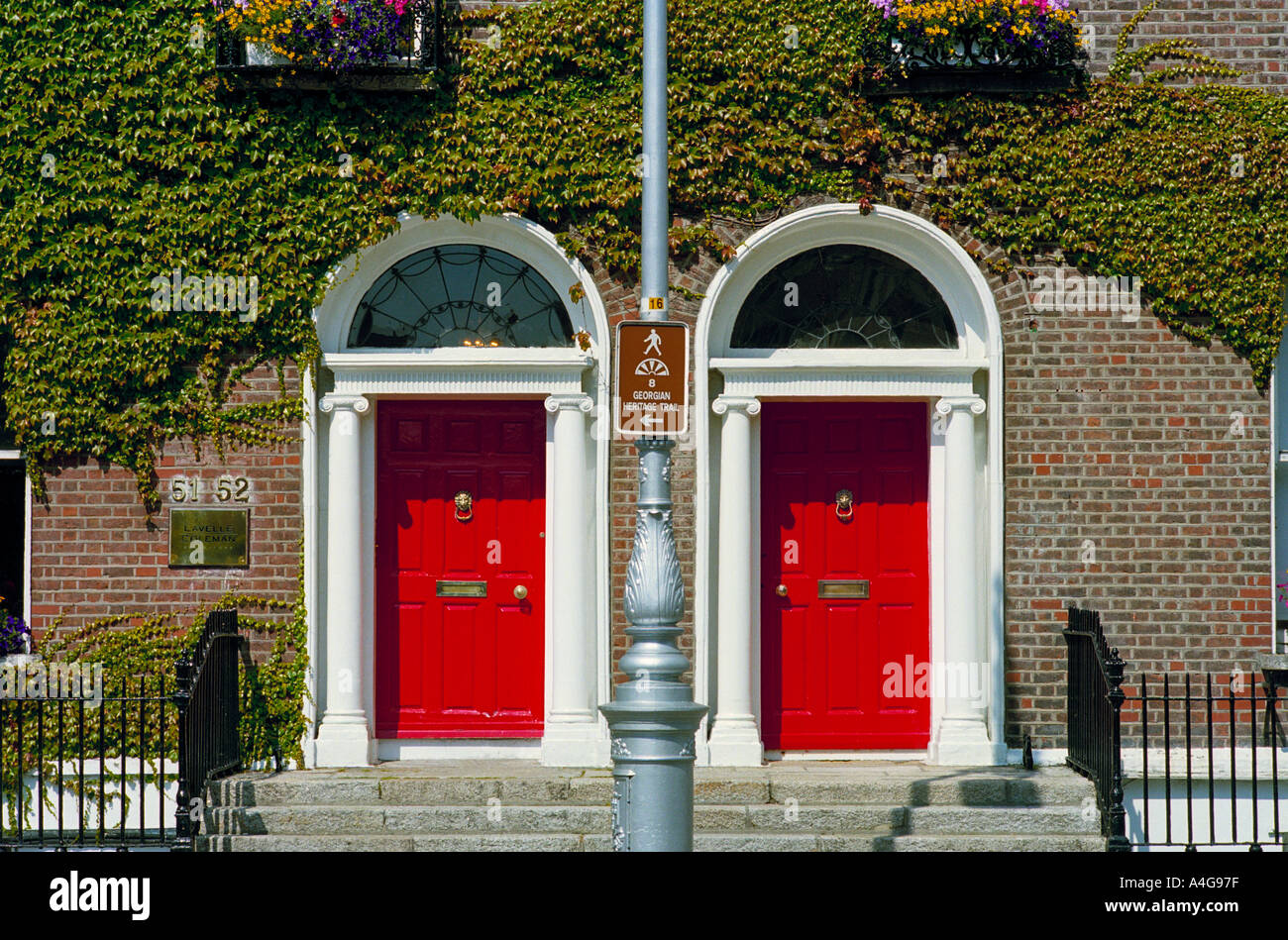The most famous aspect of the architecture of Dublin Ireland are the doors often