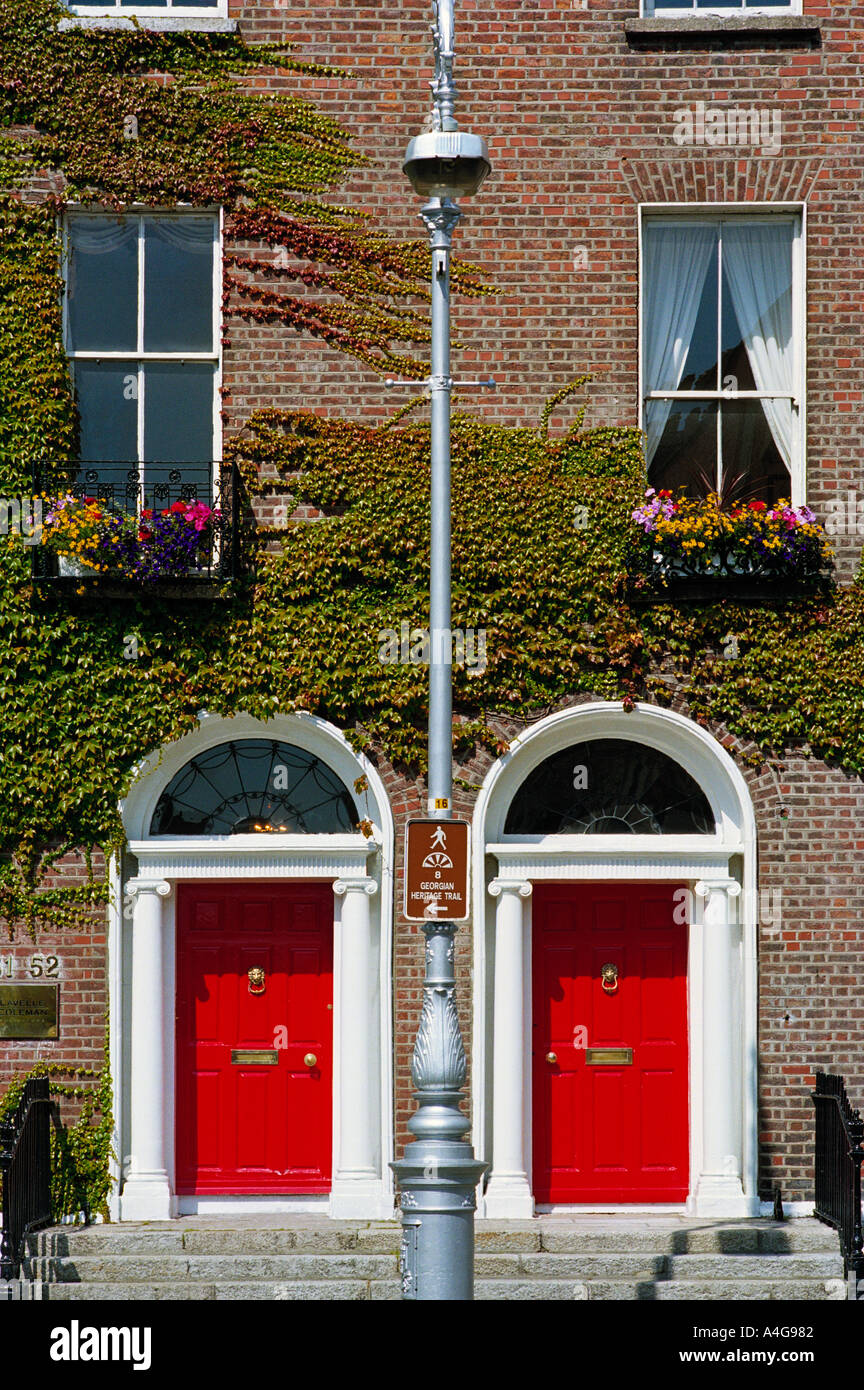 The most famous aspect of the architecture of Dublin Ireland are the doors often