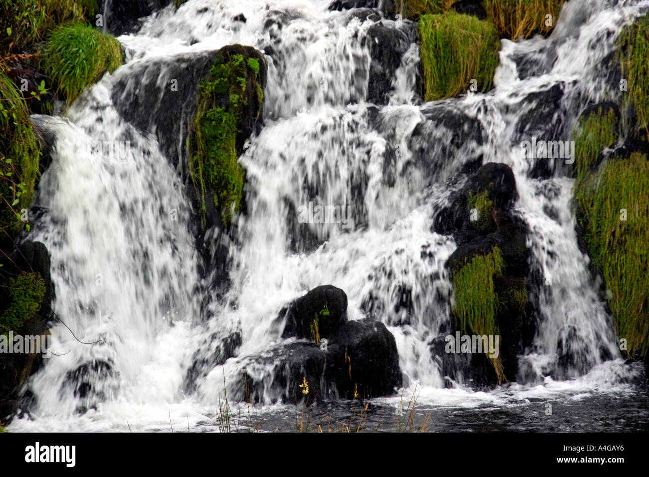 Bride's Veil Waterfall, Isle of Skye, Western Highlands, Scotland Stock