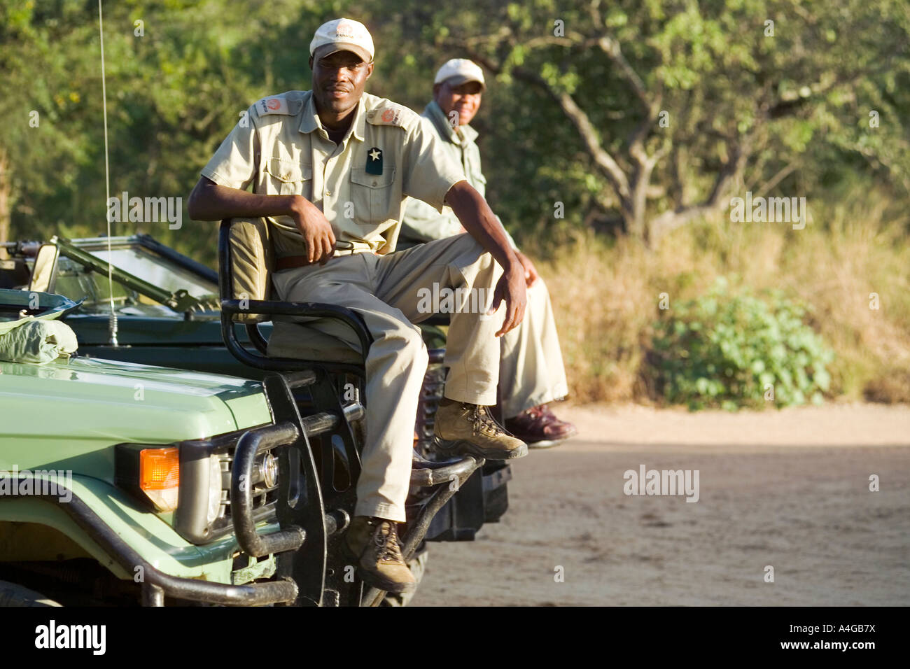 South African safari guides. Krueger National Park Stock Photo Alamy