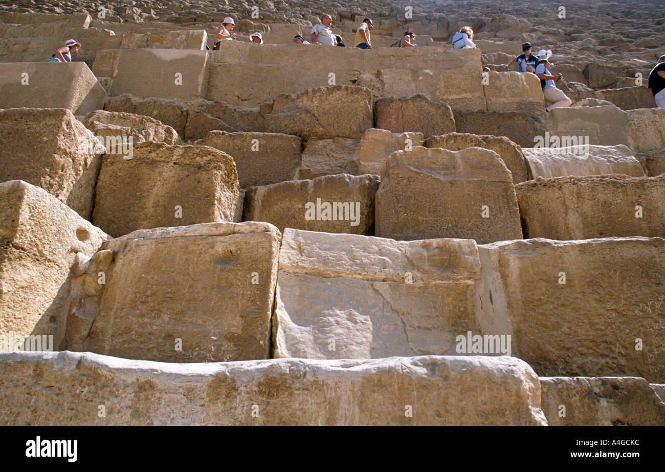The Great Pyramid Giza Pyramids Cairo Egypt Stock Photo - Alamy