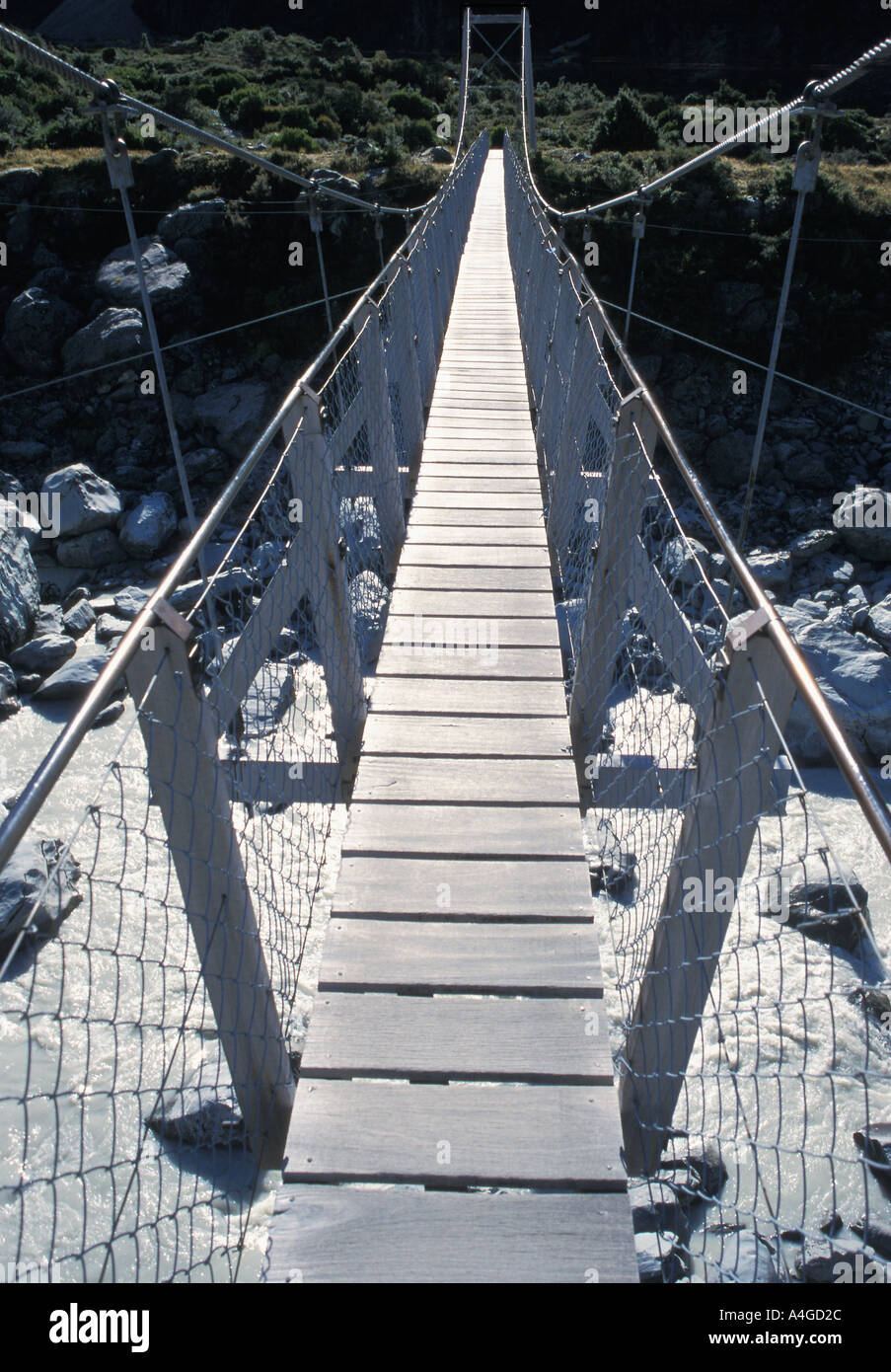 Mount cook bridge new zealand hi-res stock photography and images - Alamy