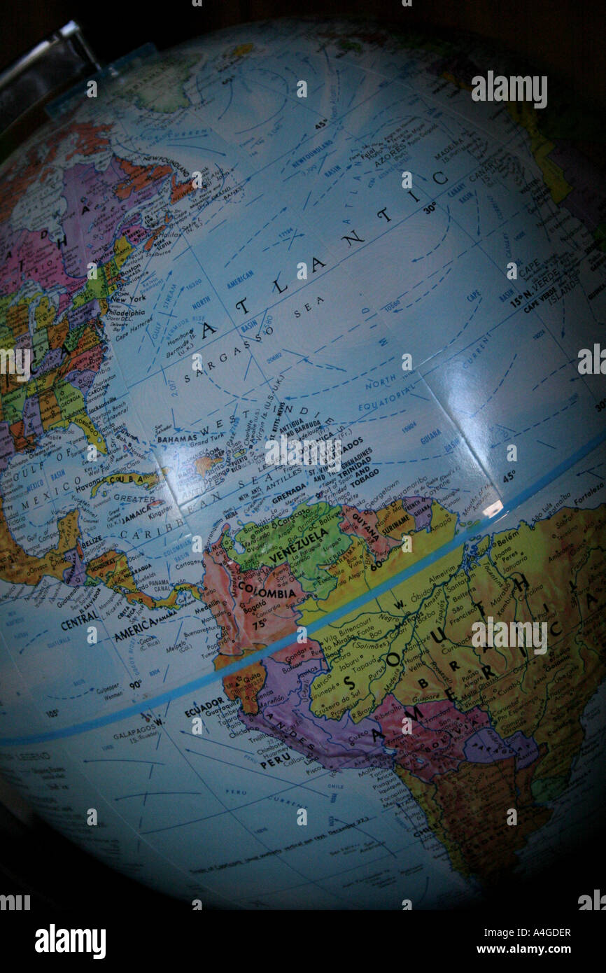 South atlantic ocean map hi-res stock photography and images - Alamy
