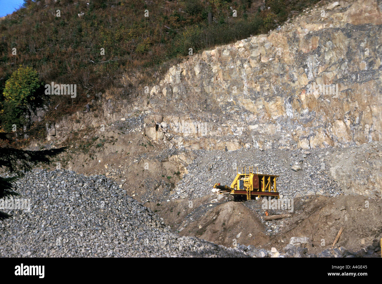 INDUSTRY MINING Quarrying Stock Photo Alamy