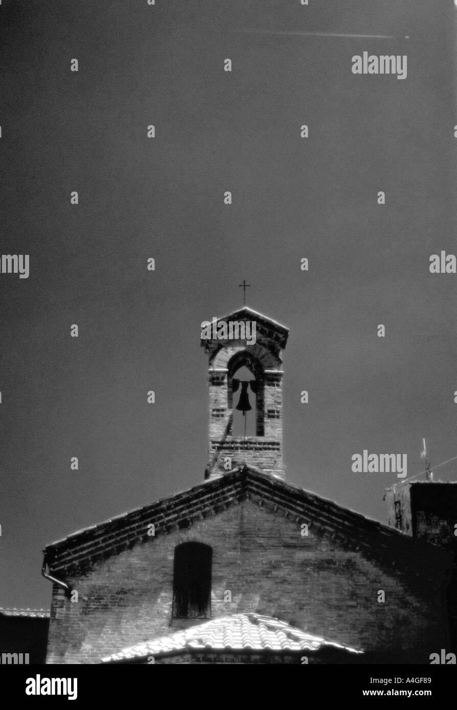 Europe bell tower Black and White Stock Photos & Images - Alamy