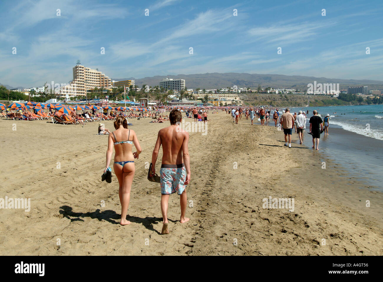 Play del Ingles, Gran Canaria, Canary Islands, Spain Stock Photo - Alamy