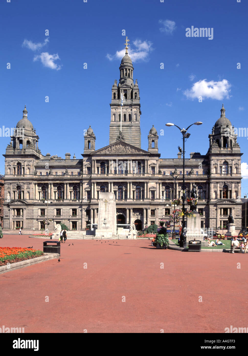 Glasgow Square and Glasgow City Chambers Stock Photo Alamy