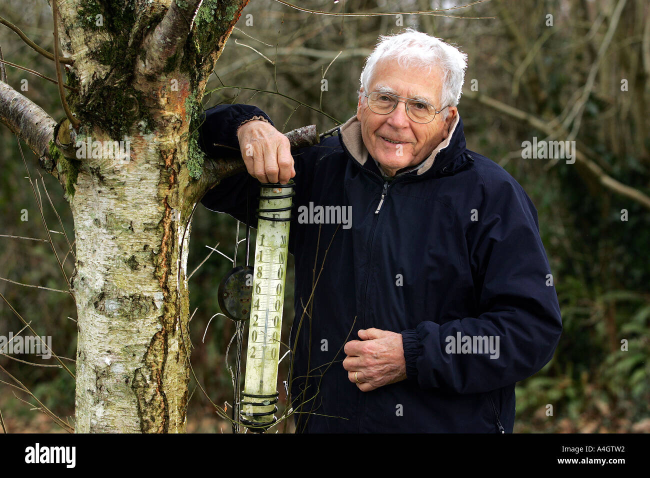 Author, ecologist and scientist Professor James Lovelock, at home on