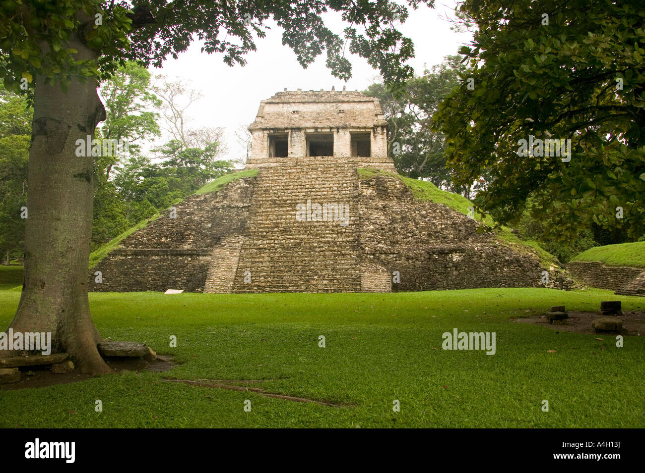 México, Palenque, Templo del Norte, Palenque, Chiapas, Mexico Stock Photo