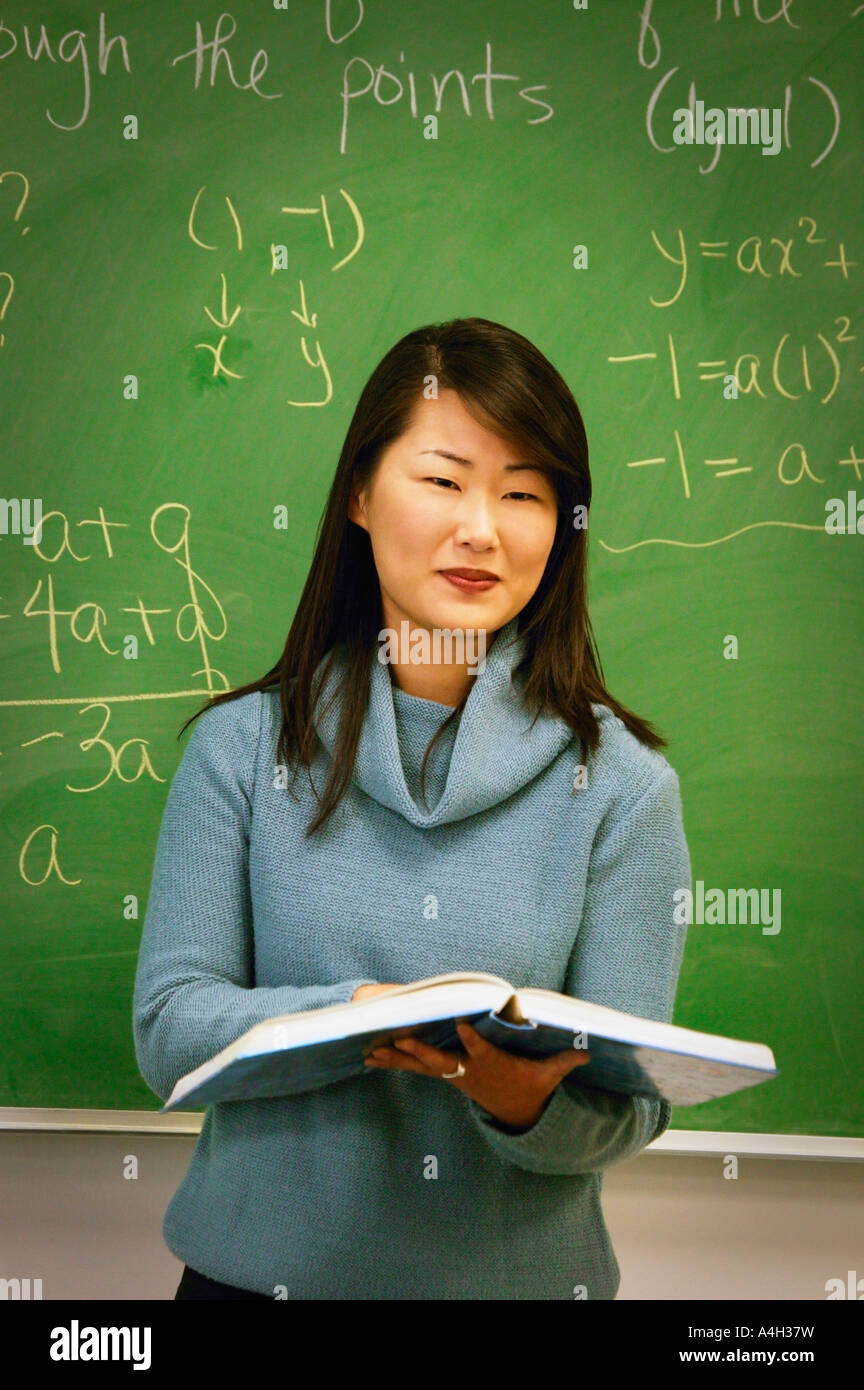Asian woman teacher teach hi-res stock photography and images - Alamy