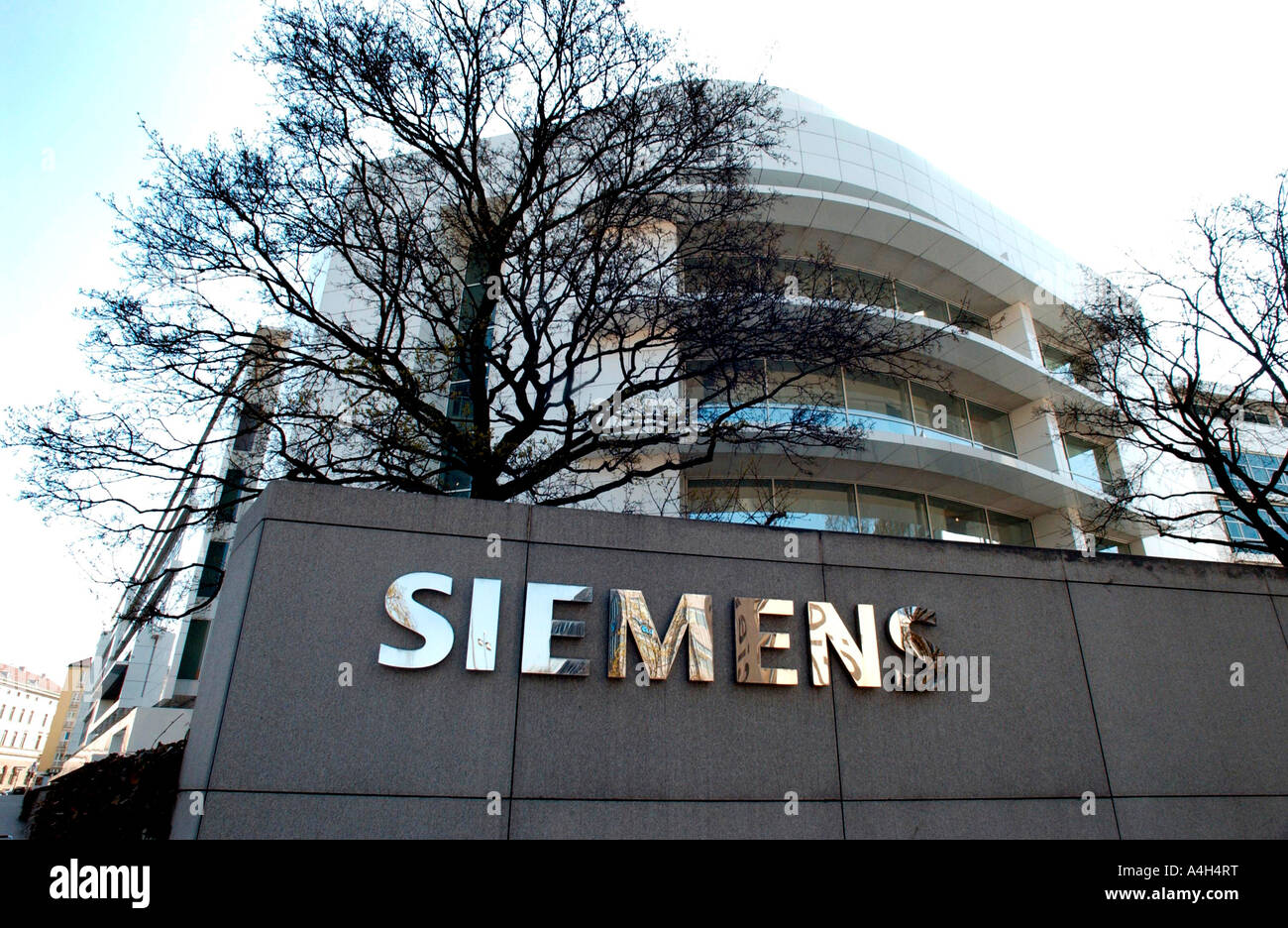 The HQ of technology company Siemens in Munich, Germany. Stock Photo