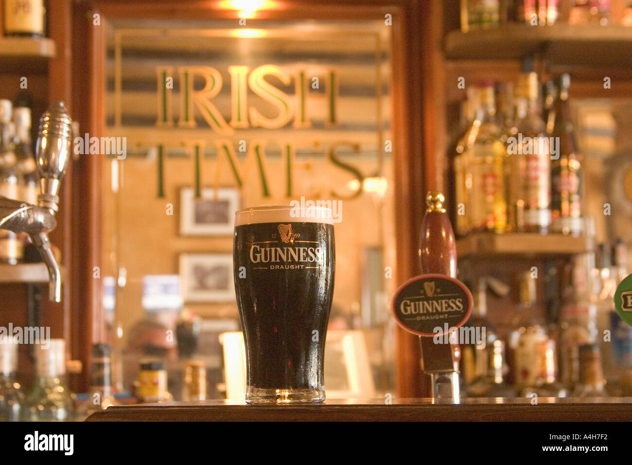 Fuengirola Costa del Sol Malaga Province Spain Pint of Guinness in The