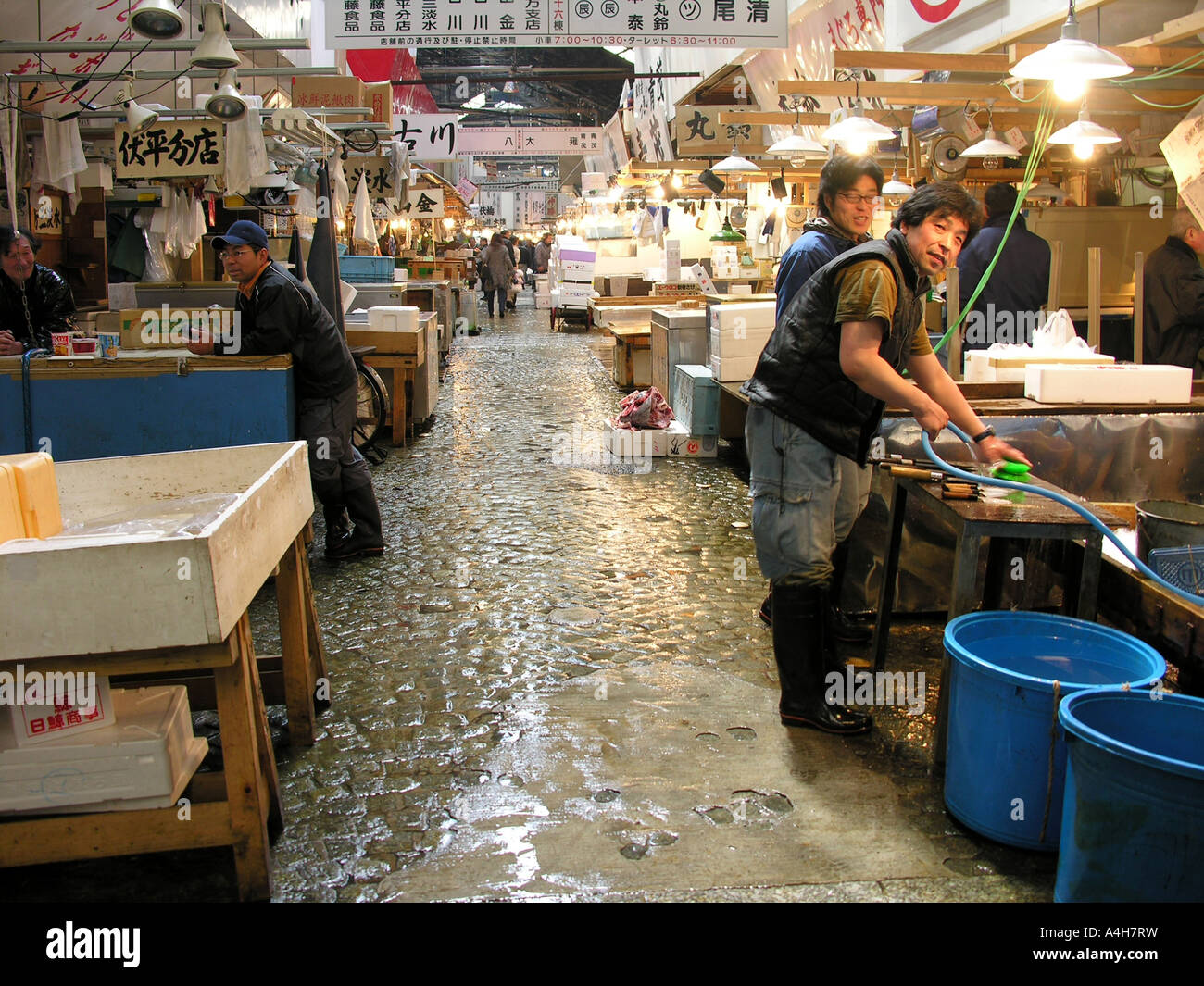 Tsukiji Fish Market Tokyo Stock Photo - Alamy