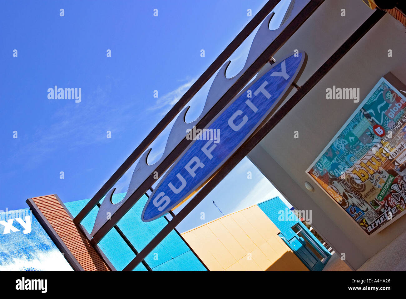 Surf City shopping mall at Torquay Victoria Australia all leading surf