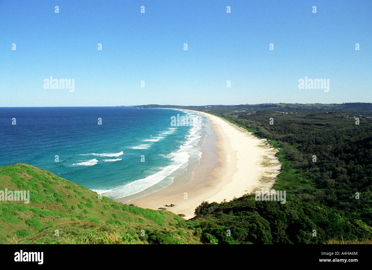 Byron Bay, Tallow beach, Byron Bay, "New South Wales", Australia Stock Photo
