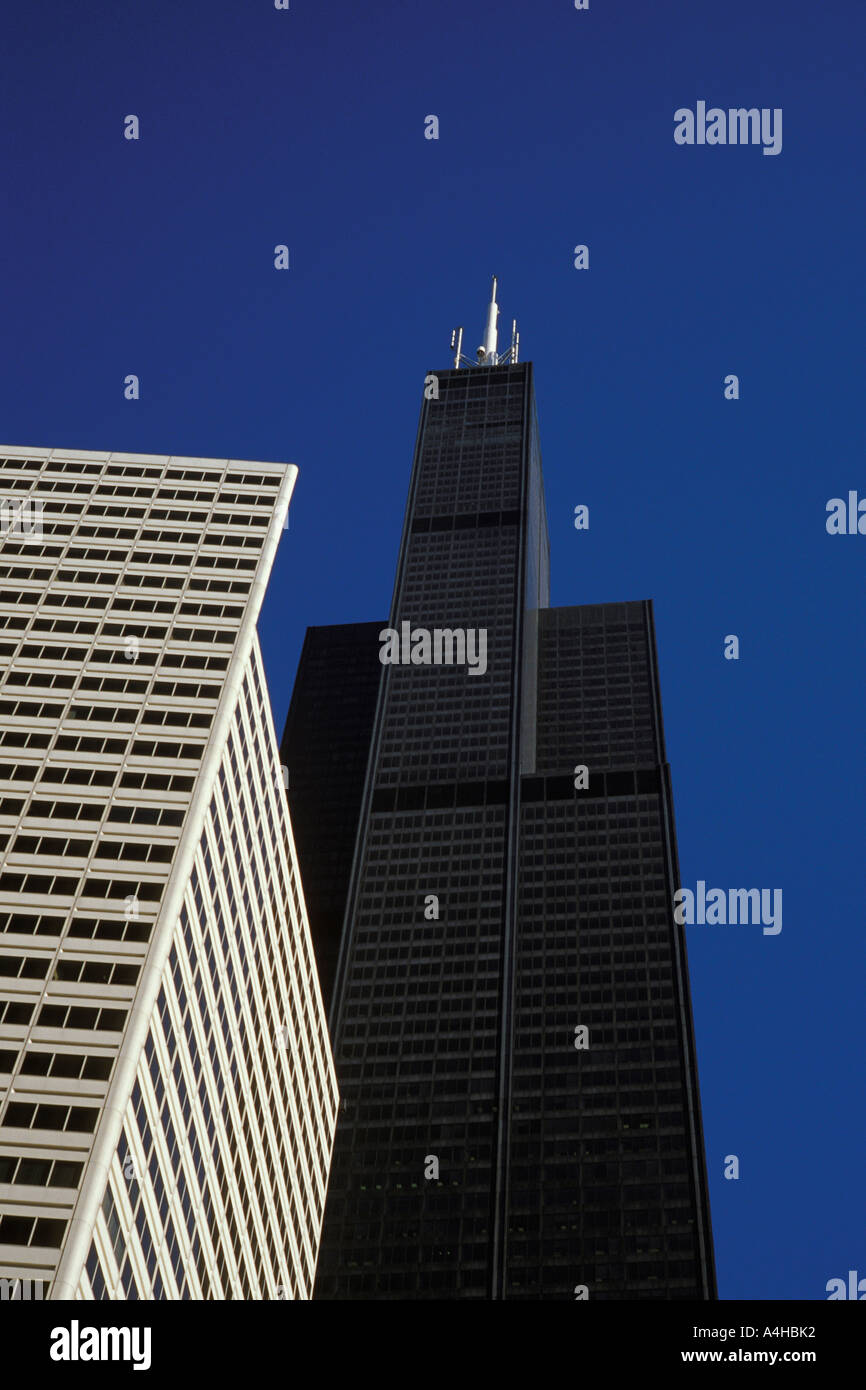 Sears Tower Building Chicago Illinois Tallest Building In North America At 1450 Feet Stock Photo Alamy