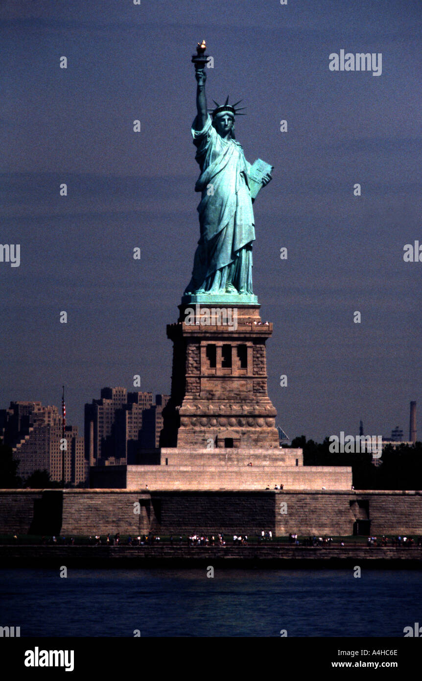 Statue of Liberty Ellis Island New York USA Stock Photo Alamy