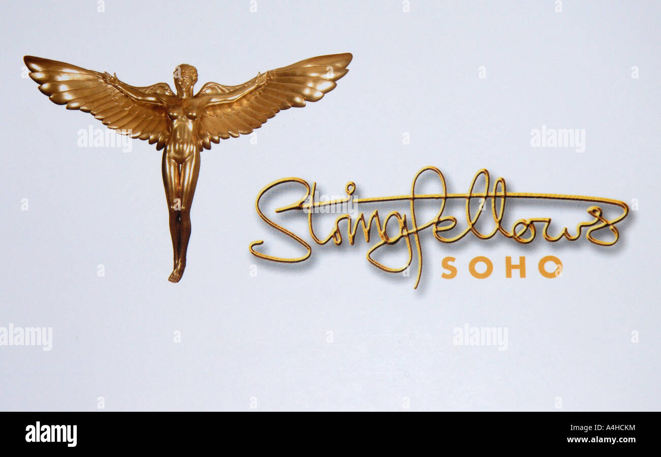 Stringfellows logo Stock Photo