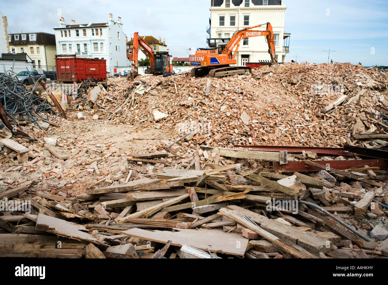 Building site at Hove East Sussex UK Stock Photo