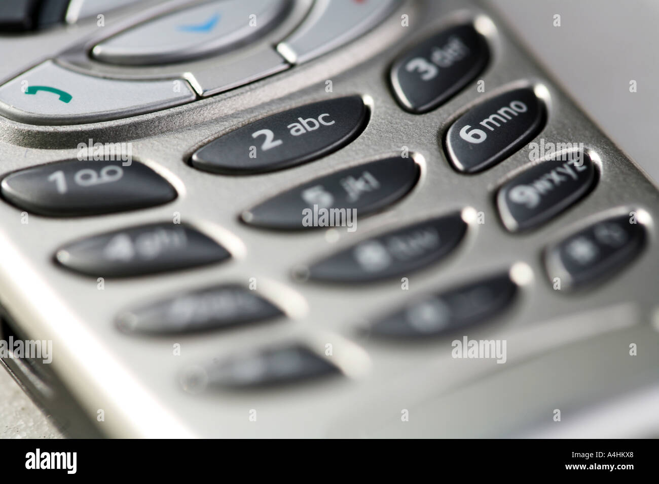 Mobile phone keyboard Stock Photo Alamy