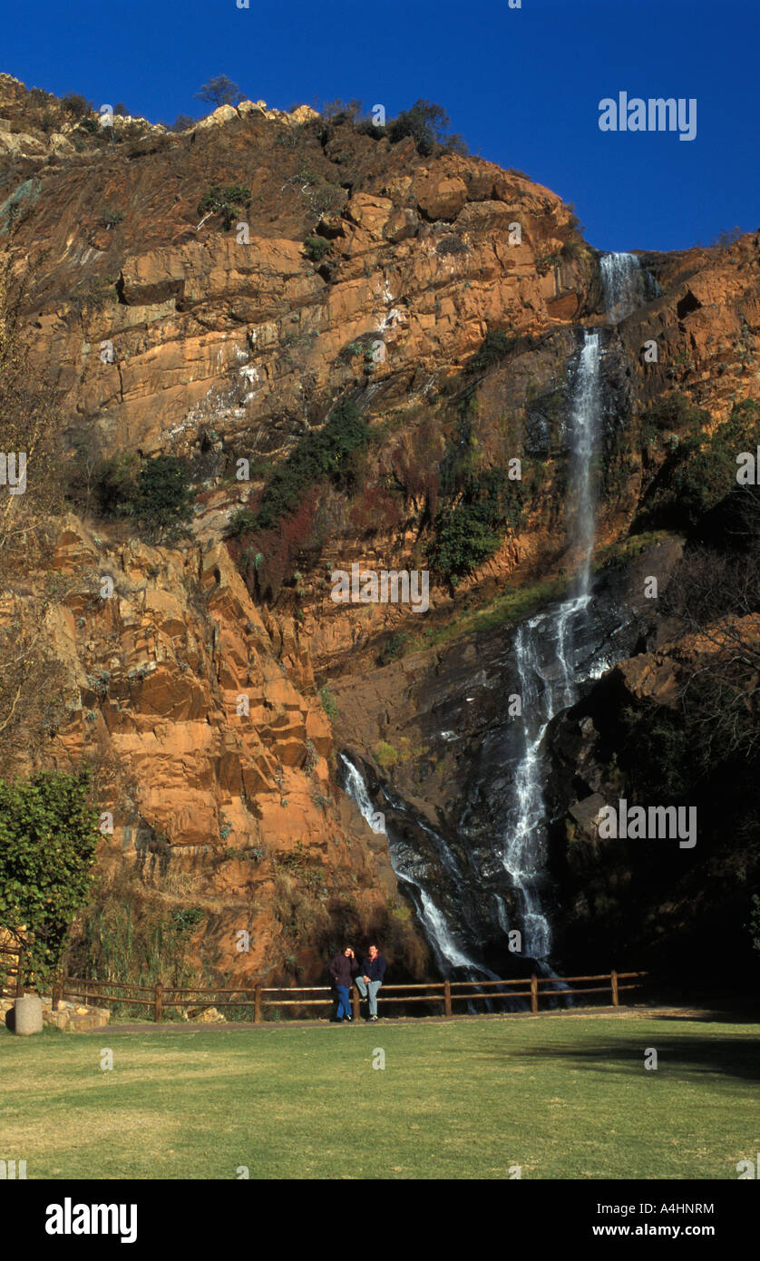 Witpoortje waterfall Botanical Gardens Johannesburg South Africa Stock