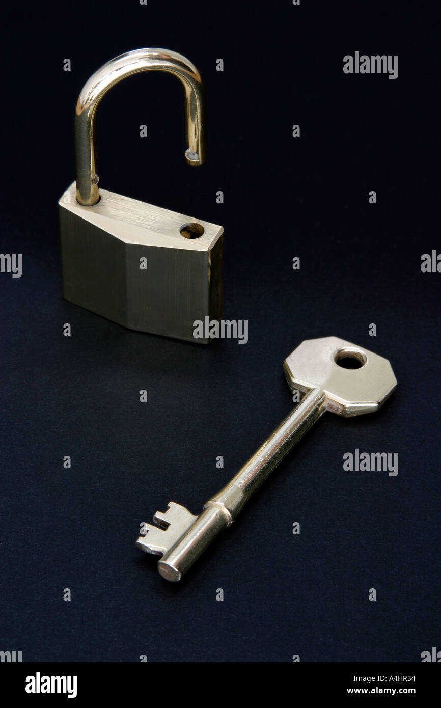 Lock and Key 1 Stock Photo - Alamy