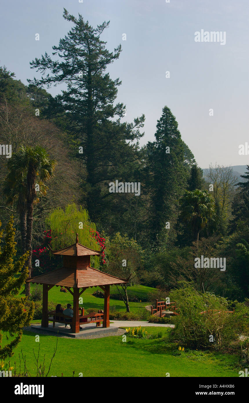 Japanese Garden at Powerscourt House and Gardens Co Wicklow Ireland Stock Photo
