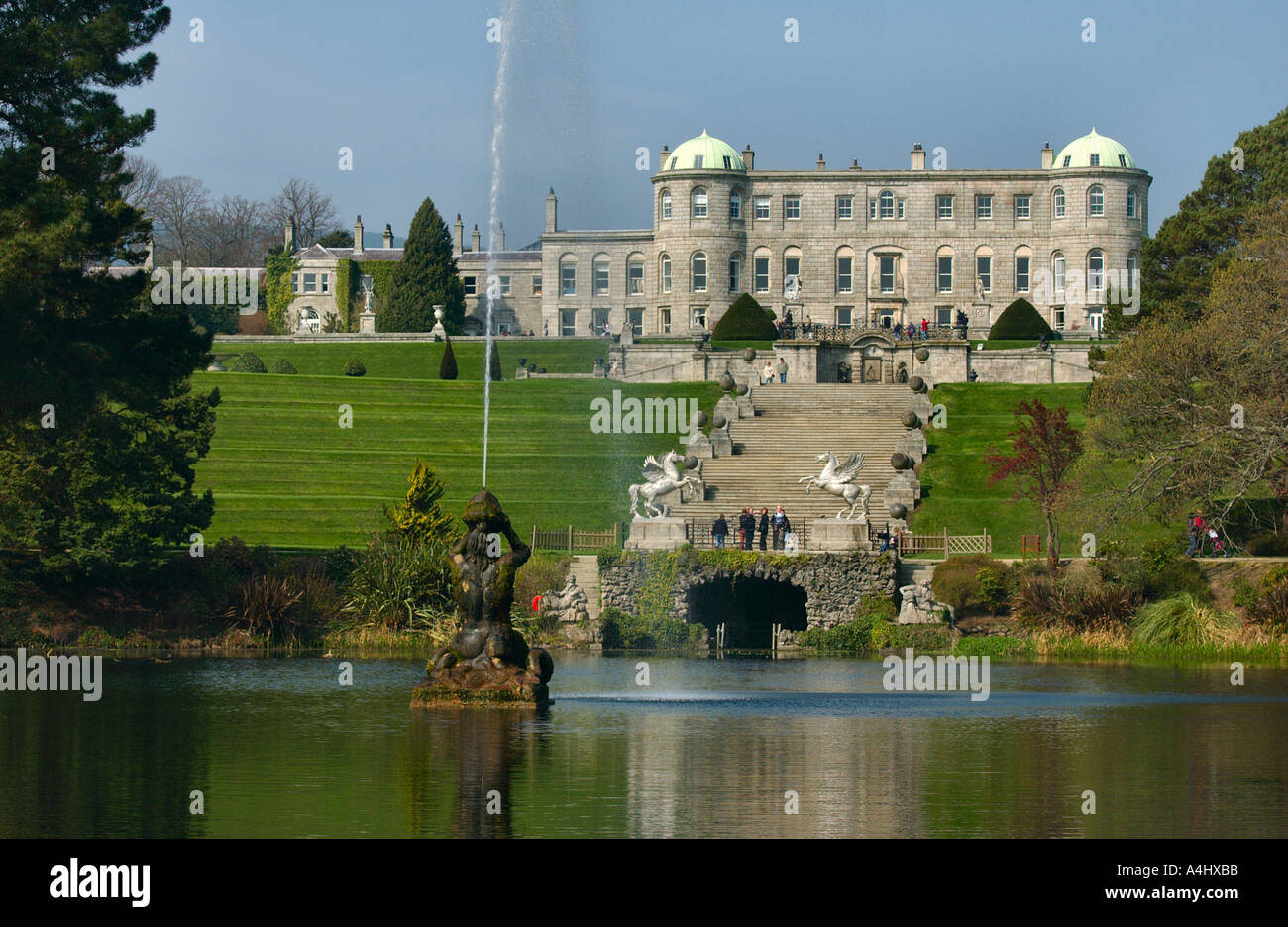 Powerscourt House and Gardens Co Wicklow Ireland Stock Photo