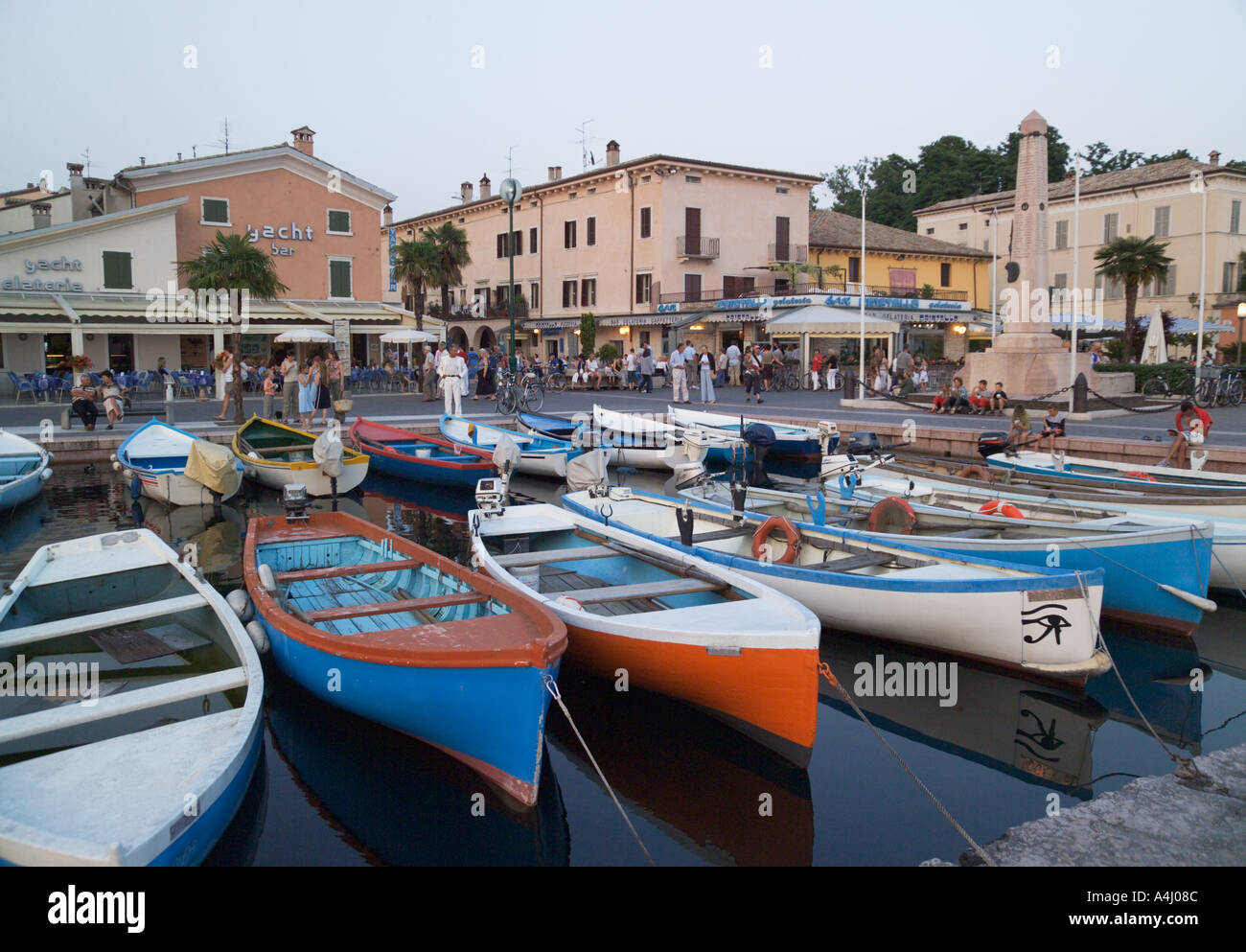 Marina Bardolino Lake Garda Veneto Italy Stock Photo