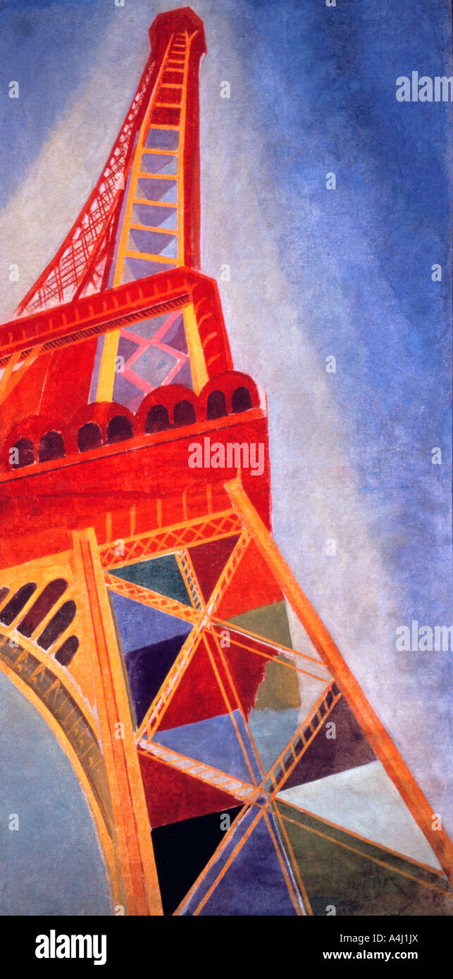 'The Eiffel Tower', 1926. Artist: Robert Delaunay Stock Photo