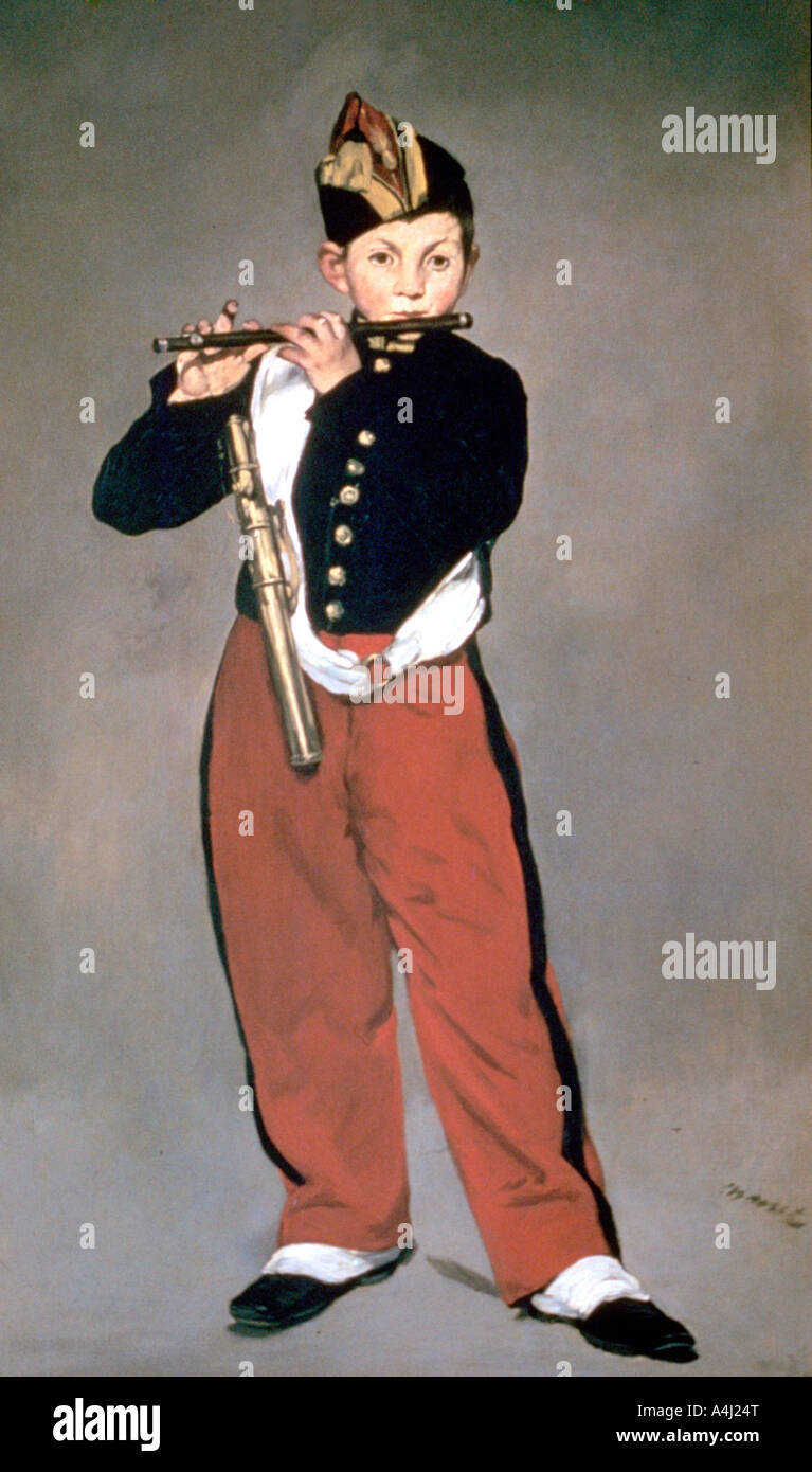 Fifer', 1866. Artist: Edouard Manet Stock Photo - Alamy, image size:767x1390