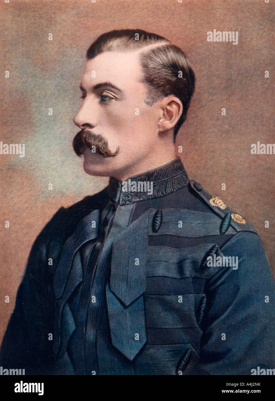 Major-General JF Brocklehurst, commanding the 2nd Cavalry Brigade, Natal Field Force, 1902.Artist: Bassano Studio Stock Photo