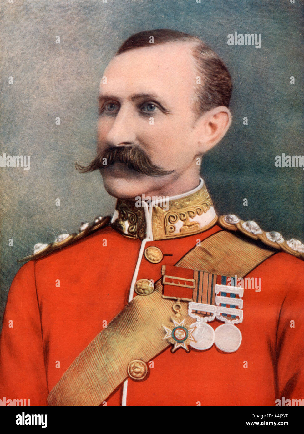 Major-General Sir William Penn Symons, British soldier, c1899 (1902).Artist: R Stanley Stock Photo