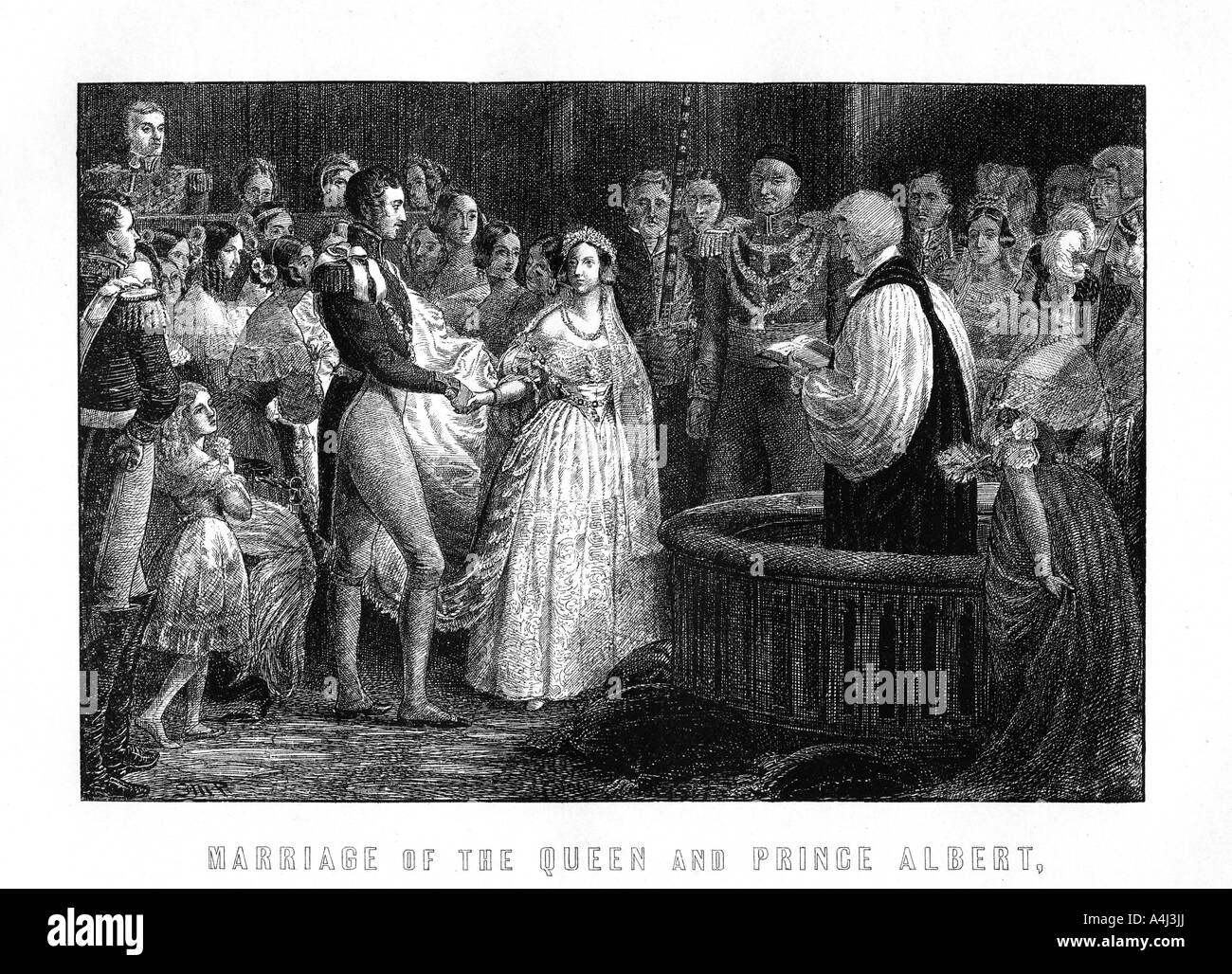 Marriage of Queen Victoria and Albert, Chapel Royal, St James's Palace