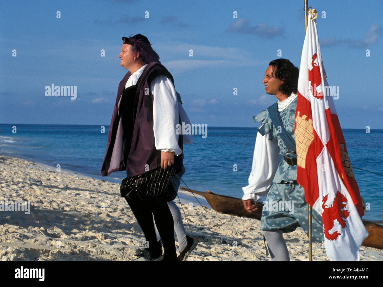Christopher Columbus Landing America High Resolution Stock Photography And Images Alamy