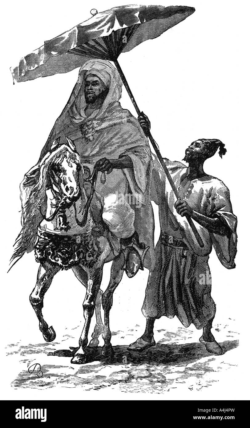 The Sultan of Morocco, c1890. Artist: Unknown Stock Photo