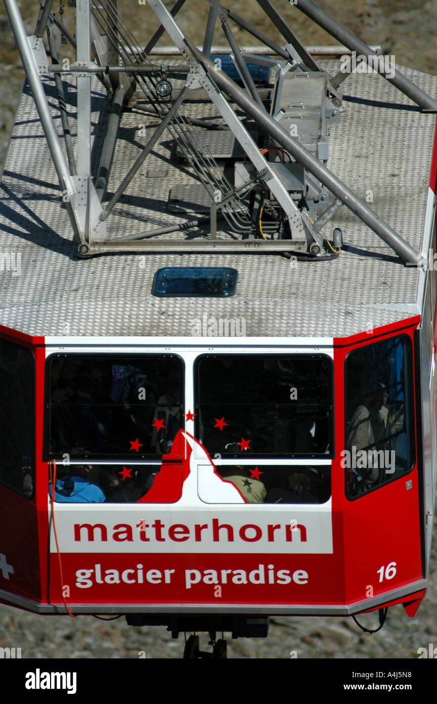 Switzerland Matterhorn Glacier Stock Photo