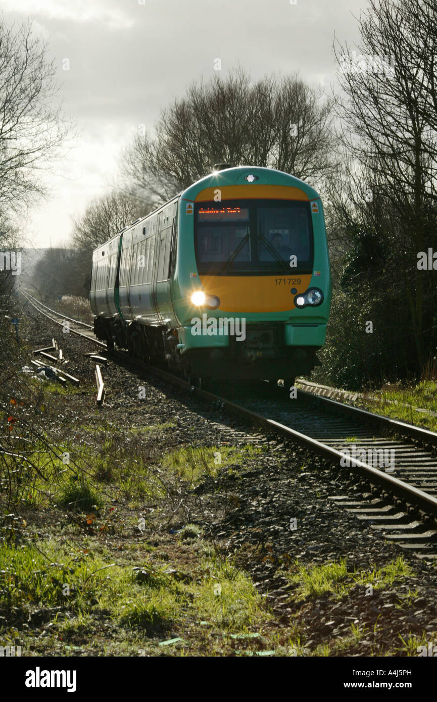 Local train near Rye East Sussex UK Stock Photo