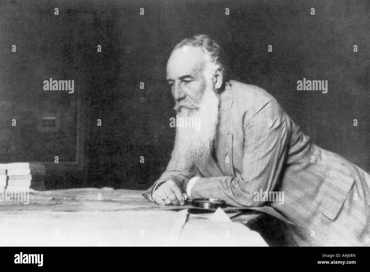 Nikola Pasic, prime minister of Serbia, 23 July 1914. Artist: Unknown Stock Photo