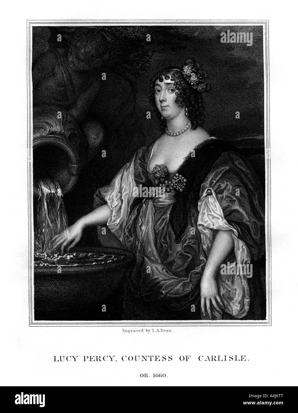 Lucy Hay Countess Of Carlisle English Socialite 15 Artist Ta Dean Stock Photo Alamy