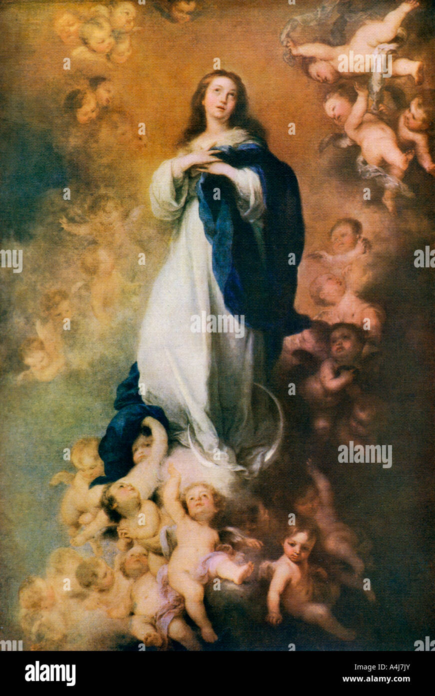 'Immaculate Conception', c1678, (1912).Artist: Bartolomé Esteban Murillo Stock Photo