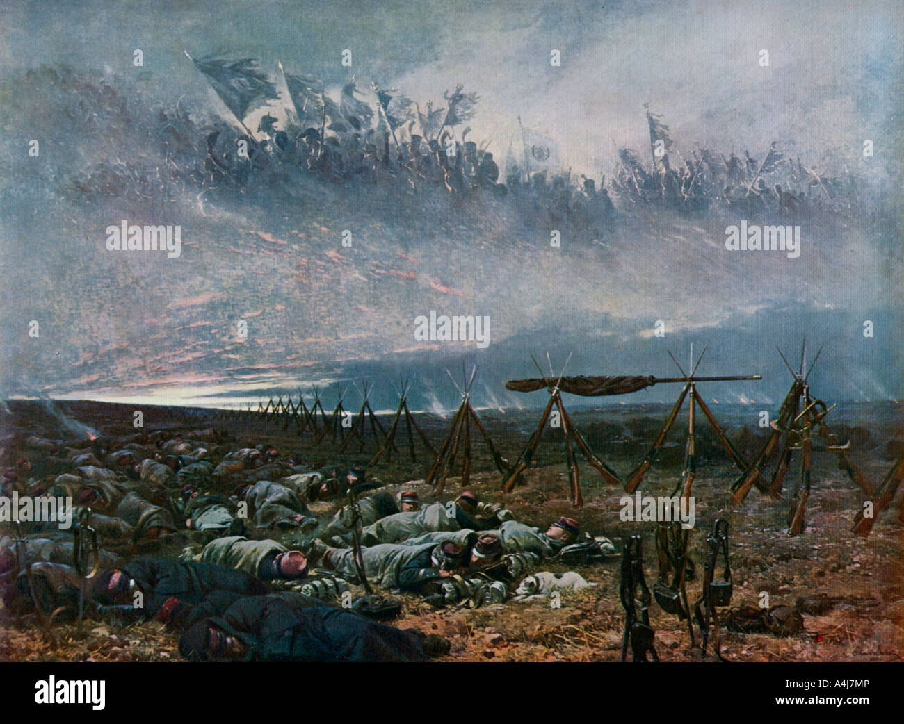 'The Dream', 1888, (1912).Artist Jean Baptiste Edouard Detaille Stock Photo Alamy