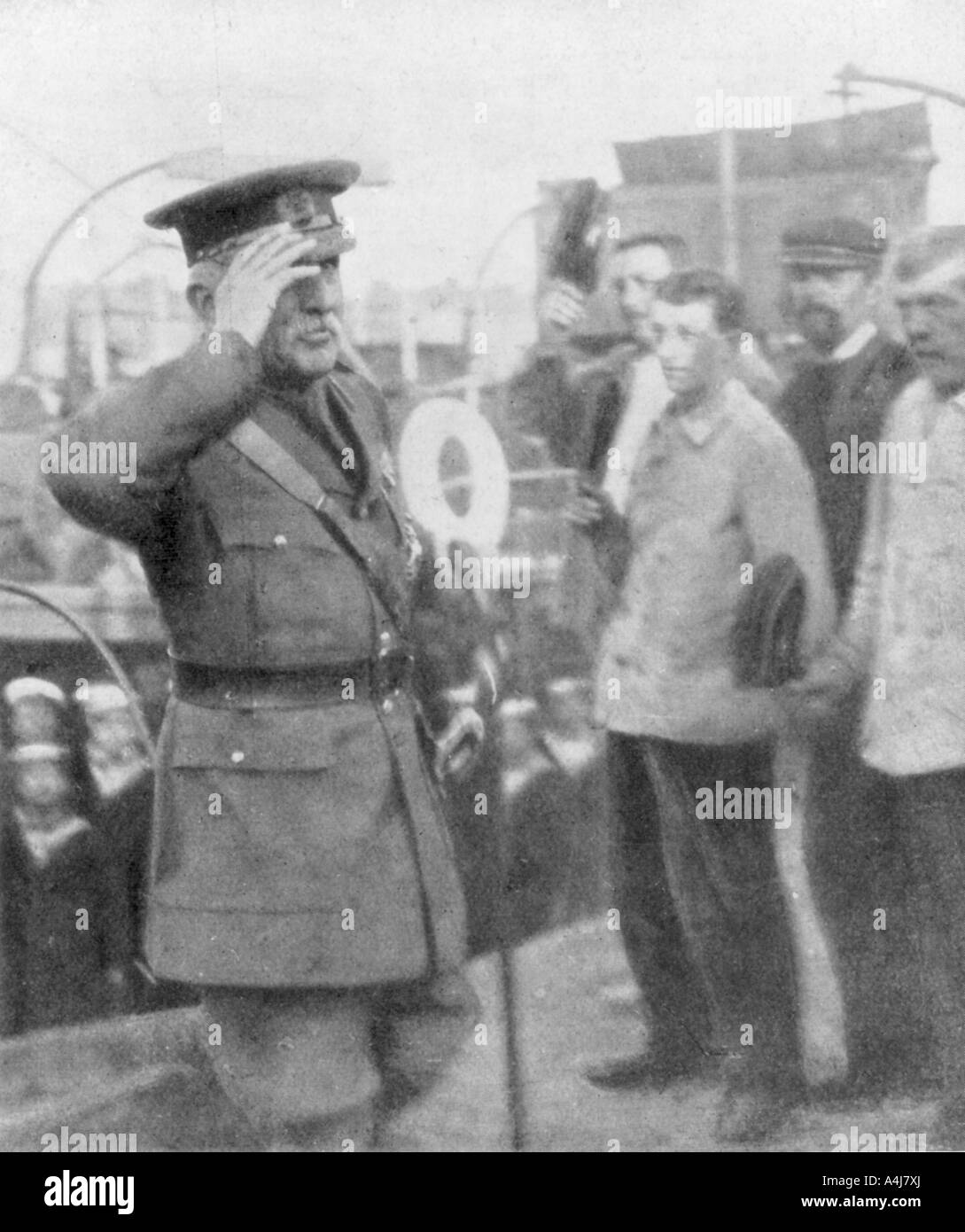 Douglas Haig, British First World War general, 1914. Artist: Unknown Stock Photo