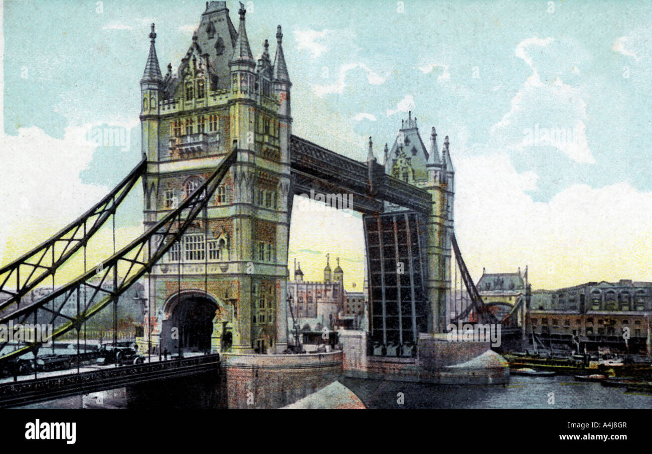Tower Bridge, London, 20th Century. Artist: Unknown Stock Photo